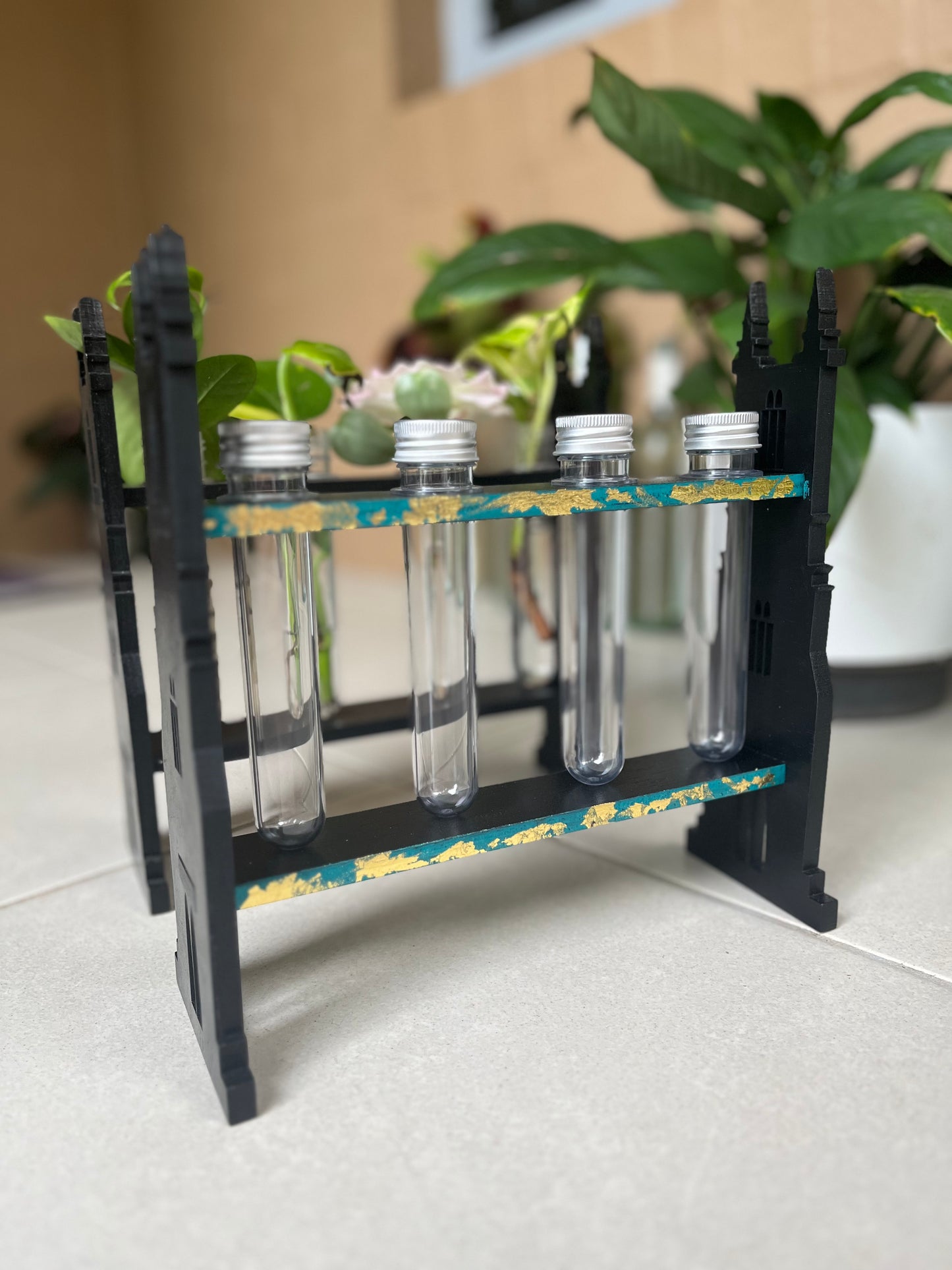 Goth Church with Green and Gold