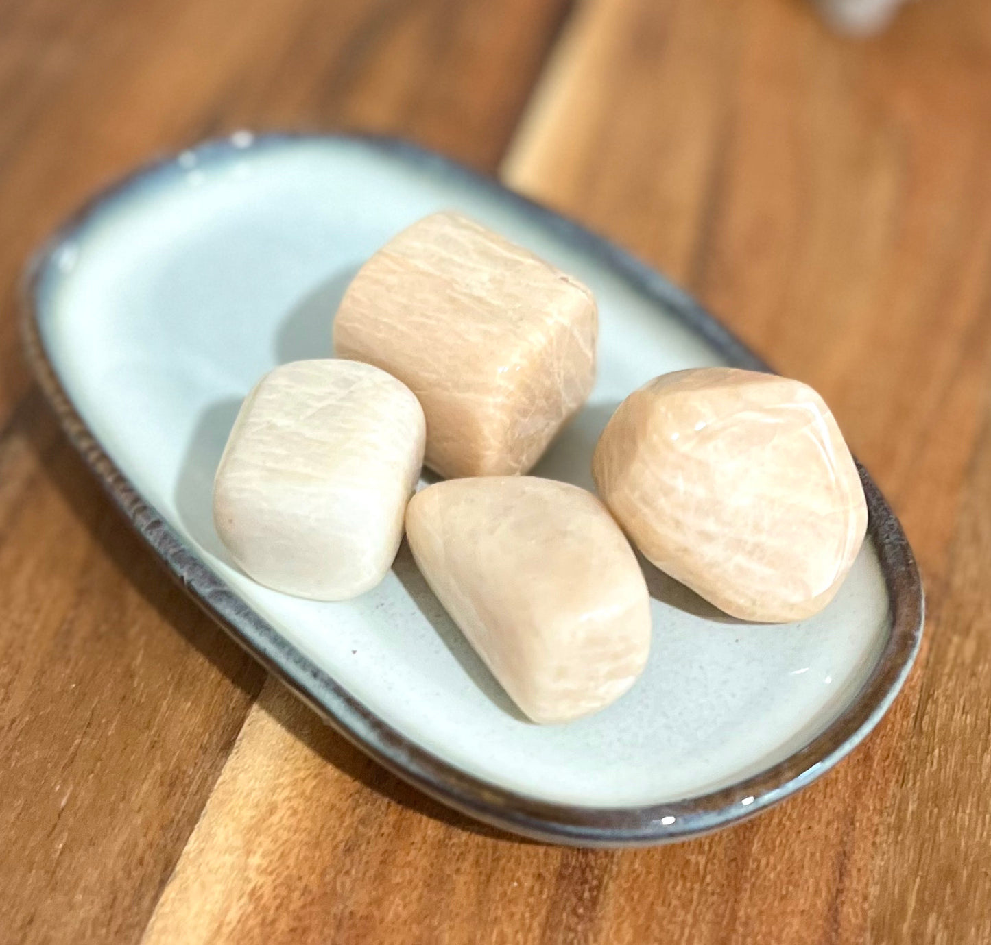 Cream Moonstone Tumbles