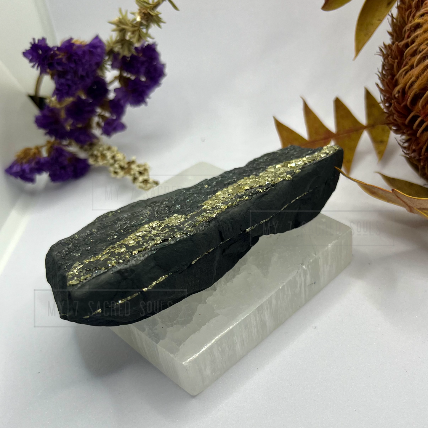 Shungite with Pyrite Specimen