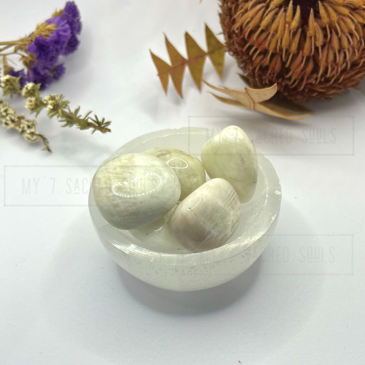 Moonstone Tumbles AA Grade