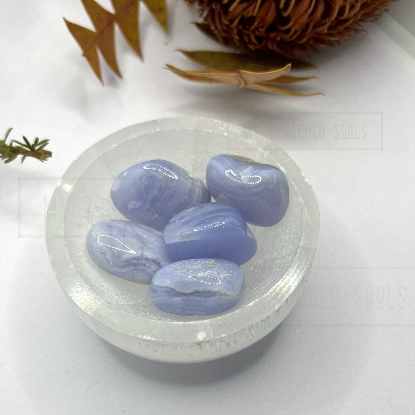 Blue Lace Agate Tumbles