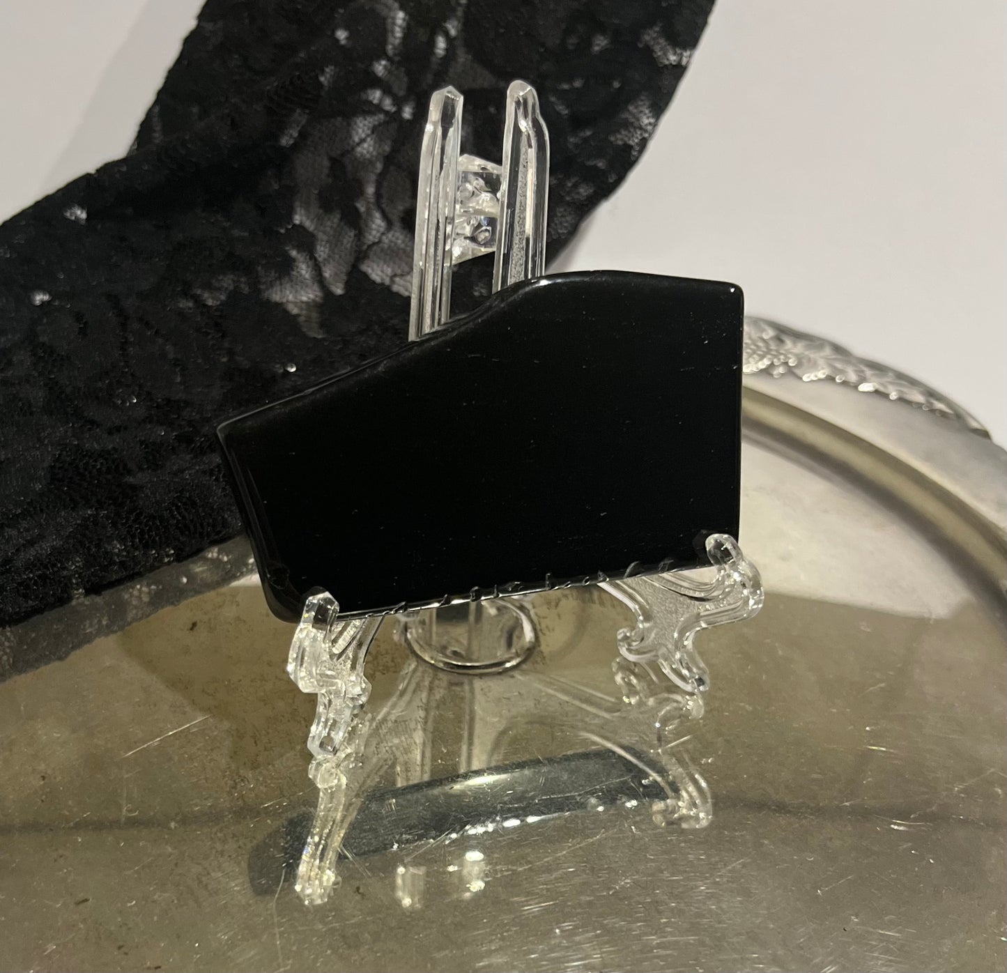 Polished Obsidian Slabs