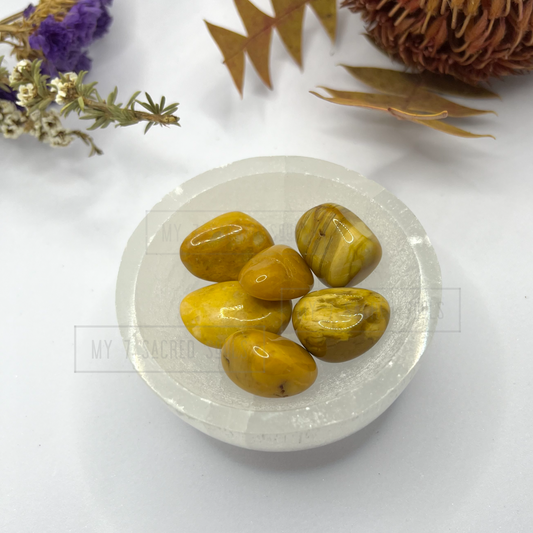 Yellow Jasper Tumbles