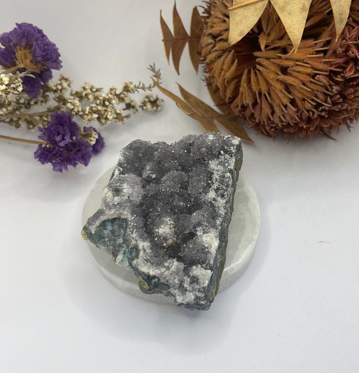 Rainbow Amethyst Druzy Cluster