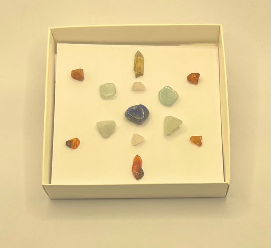 Good Vibes Only Crystal Gridding Pack - Line 3