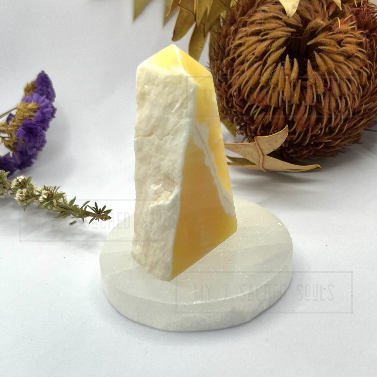 Orange Calcite Tower