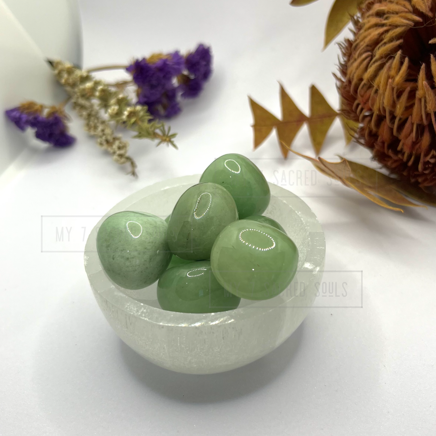 Green Aventurine tumbles