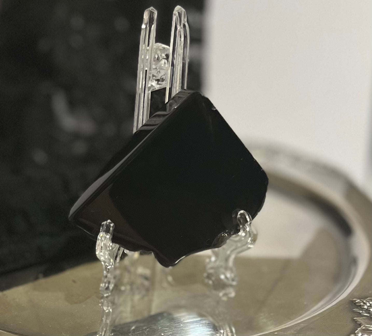 Polished Obsidian Slabs