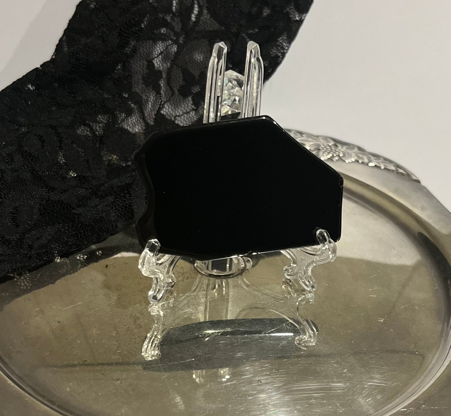 Polished Obsidian Slabs