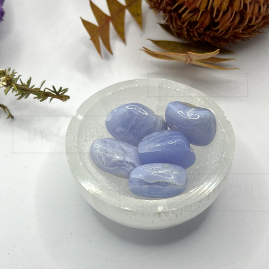 Blue Lace Agate Tumbles