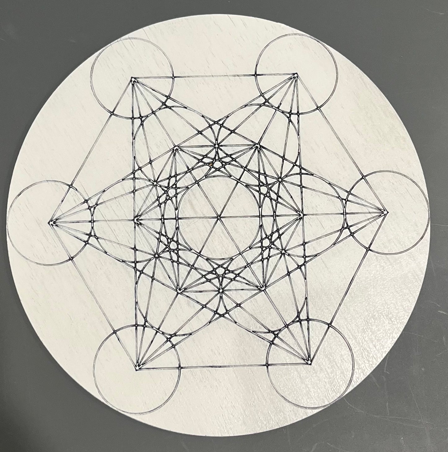 Grid Board - Large - Metatron’s Cube Design