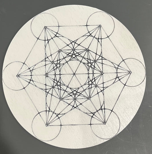 Grid Board - Large - Metatron’s Cube Design