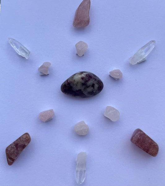 Self Love Crystal Gridding Pack