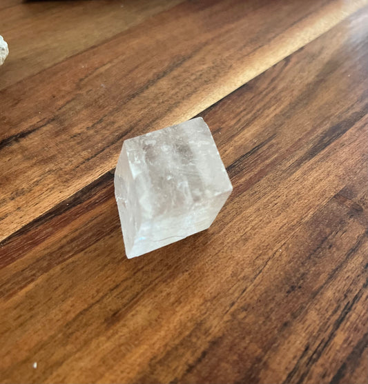 Optical Calcite Rhombohedron Specimen