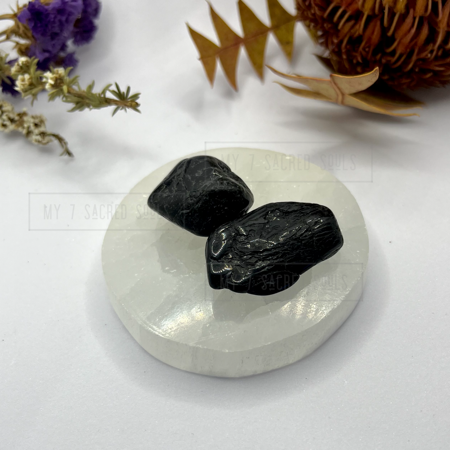 Black Tourmaline Tumbles