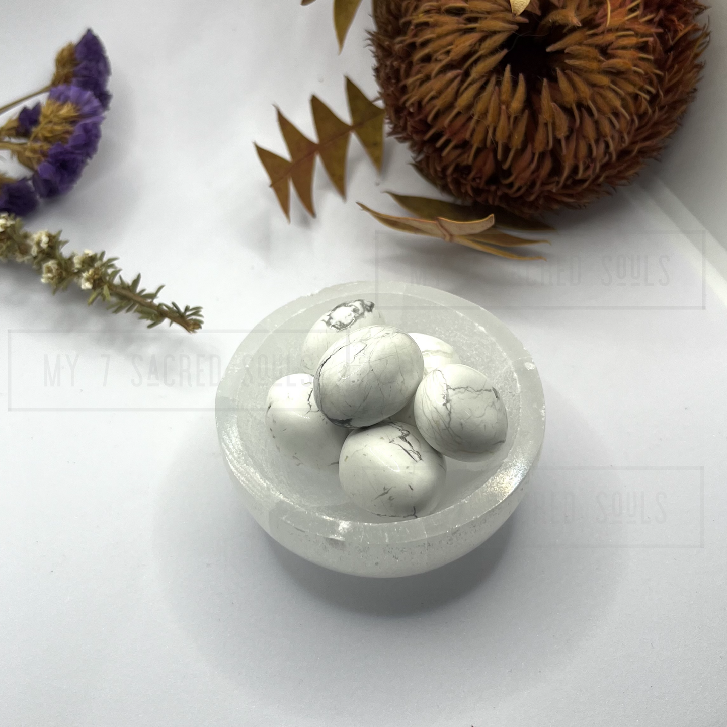 Howlite Tumbles
