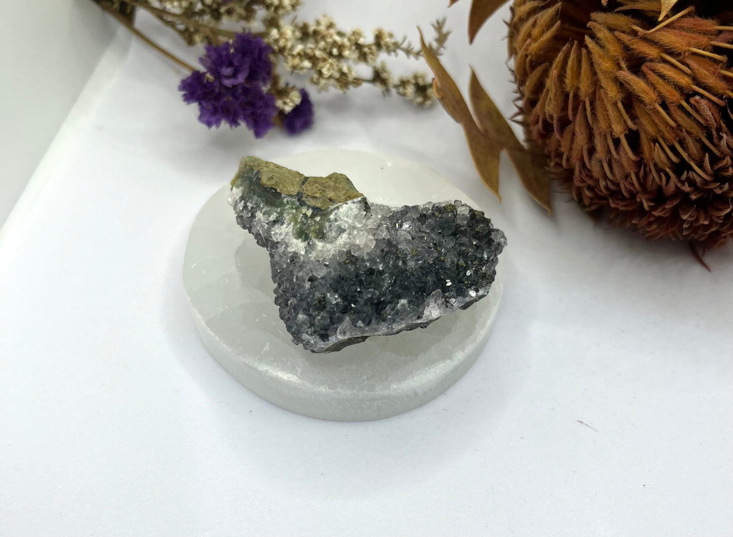 Rainbow Amethyst Druzy Cluster