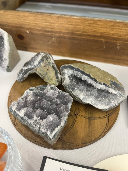 Rainbow Amethyst Druzy Cluster