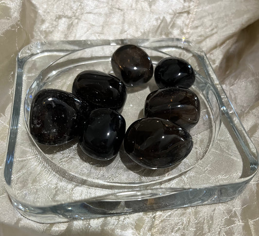 Smoky Quartz Tumbles (Dark)