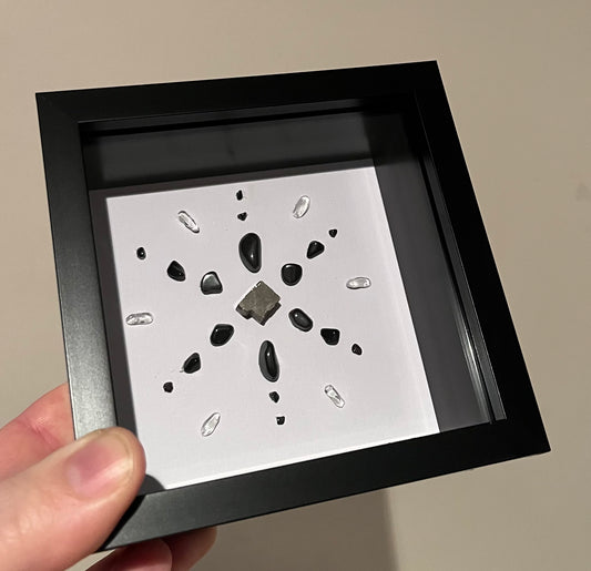 Protection B - Shadow Box Framed Grid - 4x4