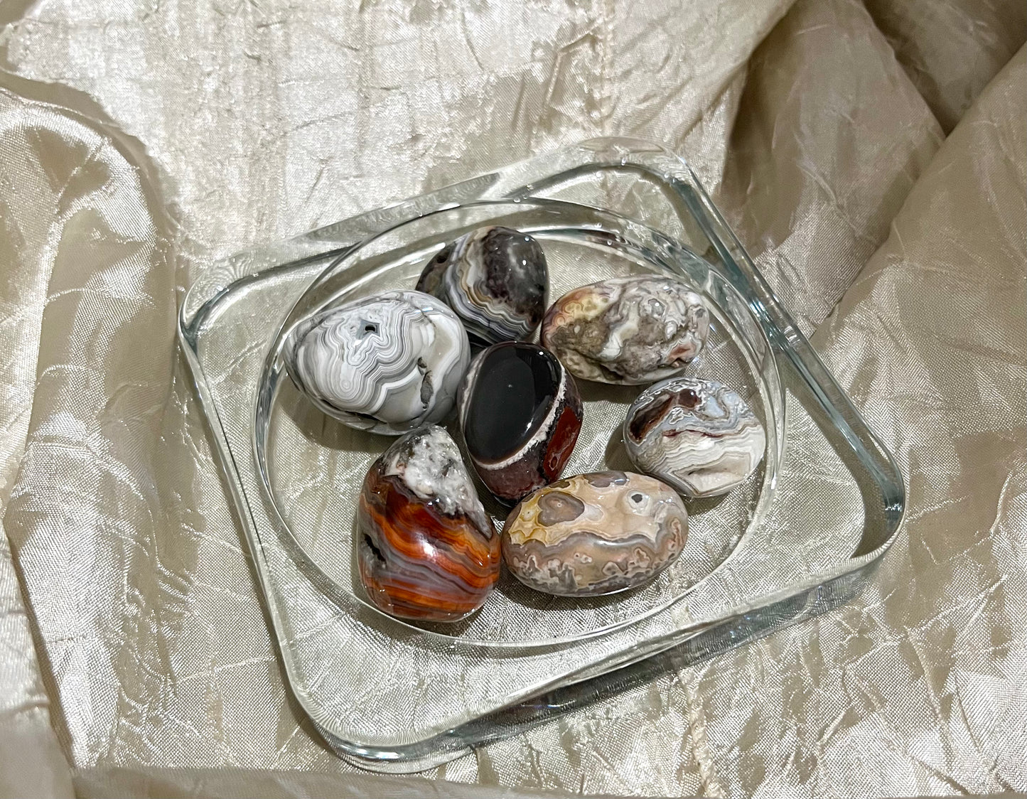 Crazy Lace Agate Tumbles