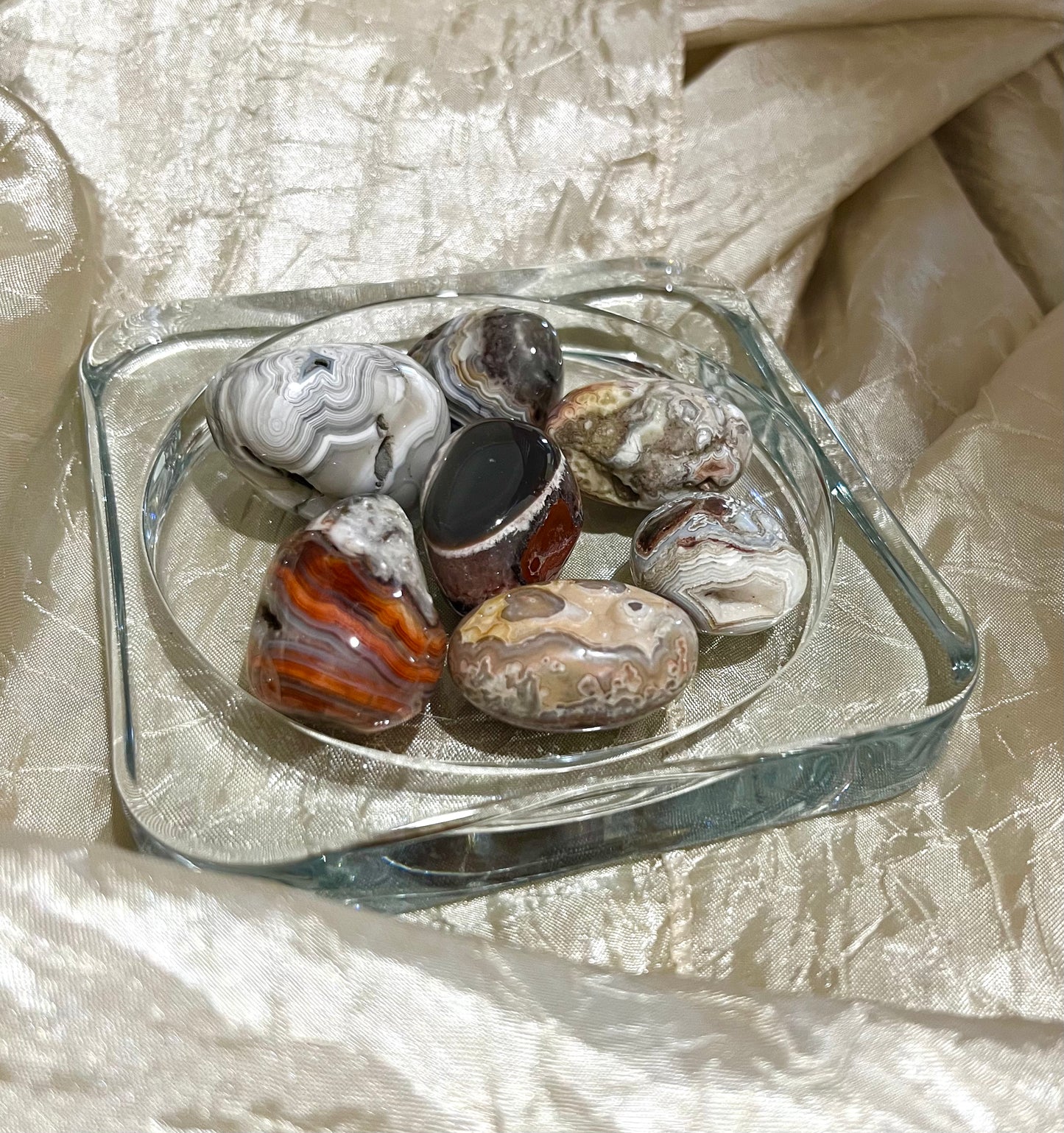 Crazy Lace Agate Tumbles