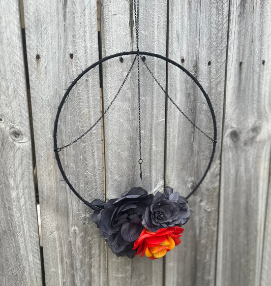 Flowers & Chains - Hanging Wreath