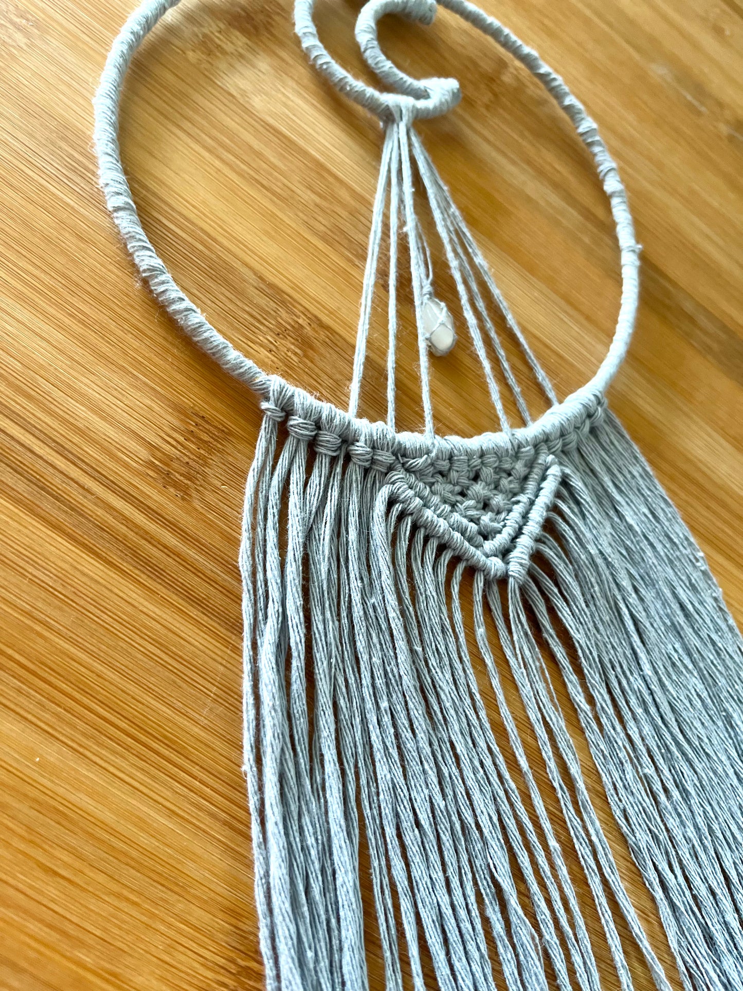 Moonbeams Dreamcatcher - Small - Grey