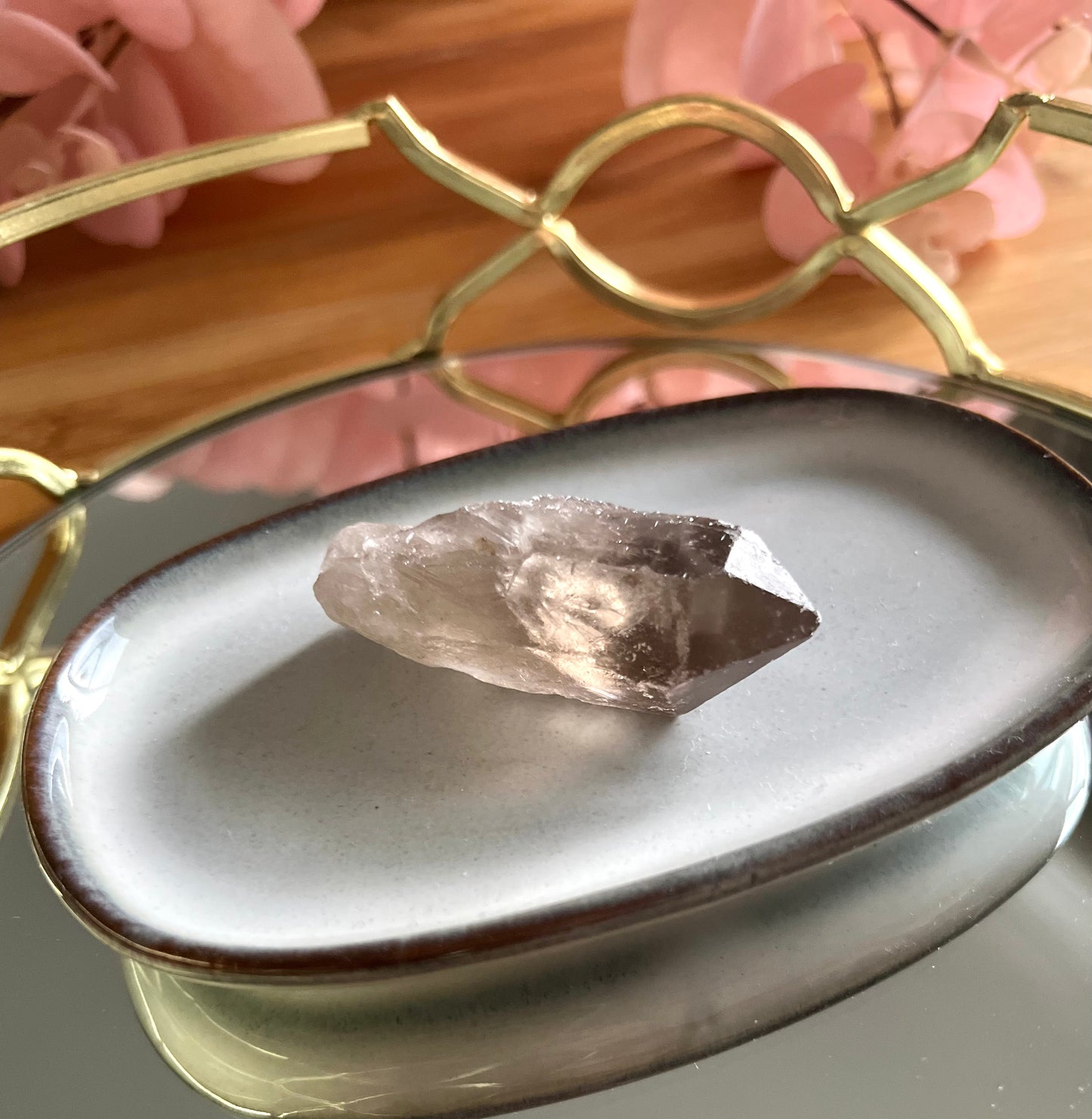 Smoky Quartz - Natural Point - 1A