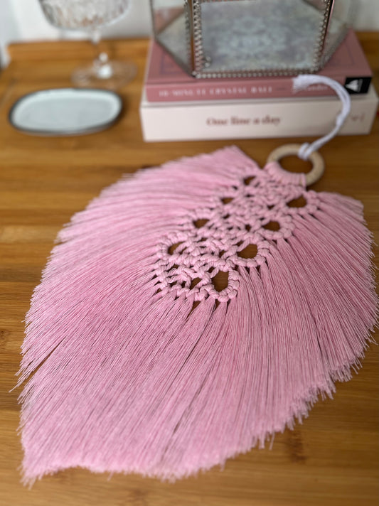 Pink Feather - Large
