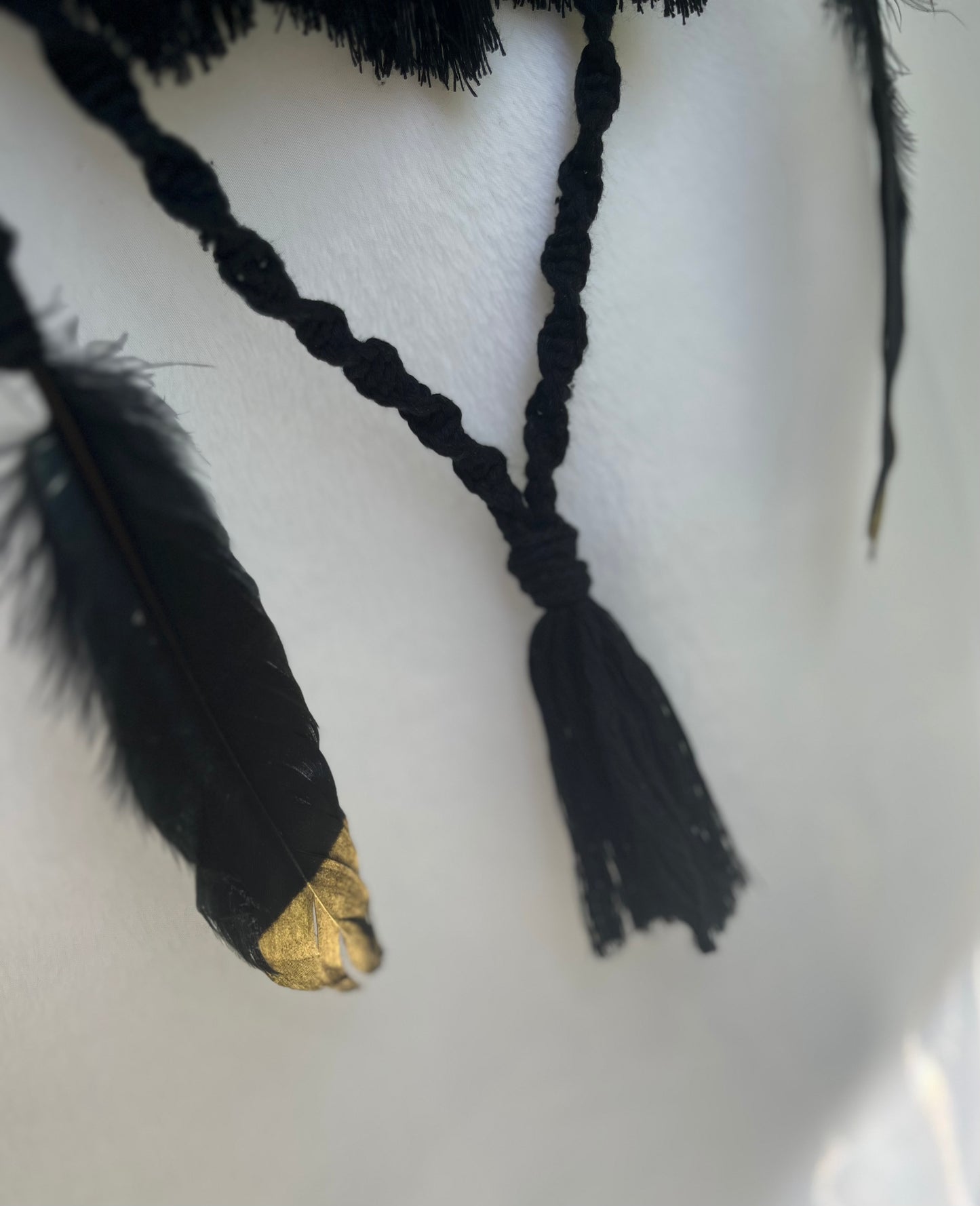 Inspired by Wednesday Dreamcatcher - Large, with Blue Tiger’s Eye