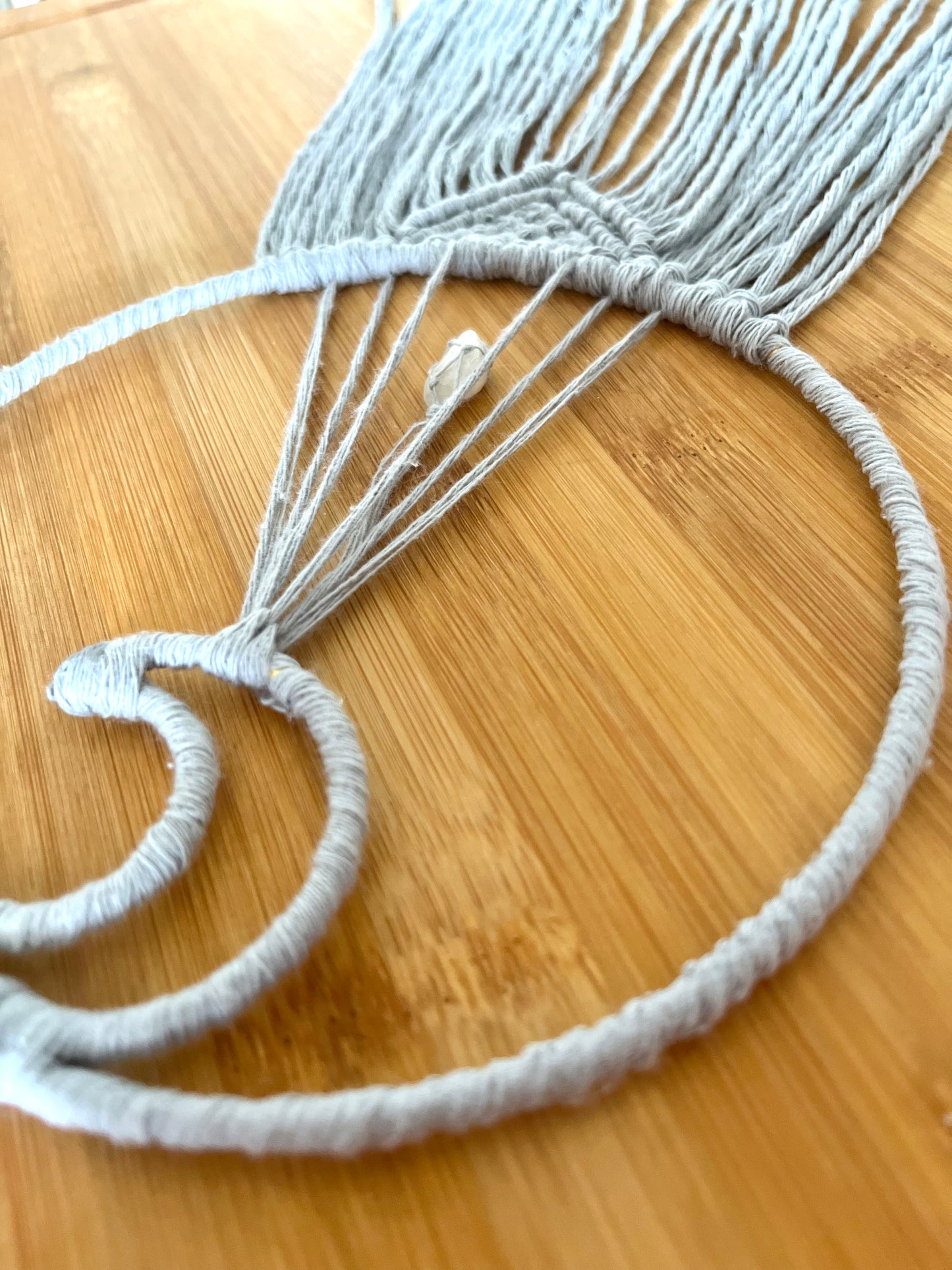 Moonbeams Dreamcatcher - Small - Grey